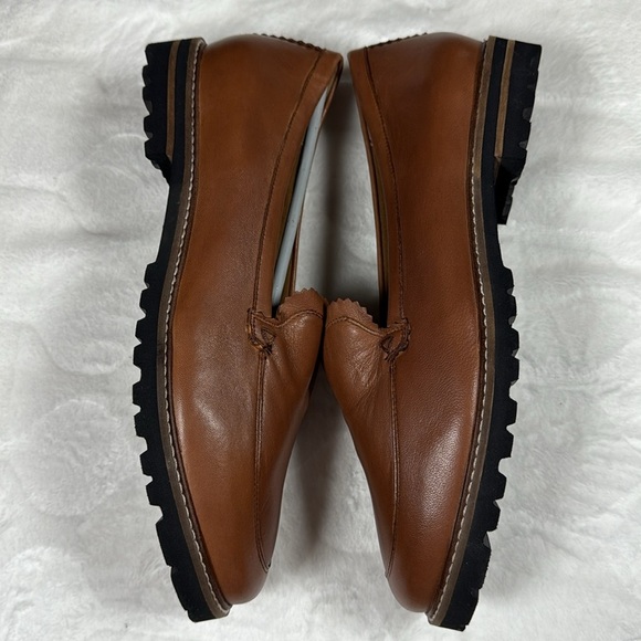 Trotters Womens Fayth Brown Leather Loafers Sz 11 Comfort Orthotic Quiet Luxury - Picture 5 of 12
